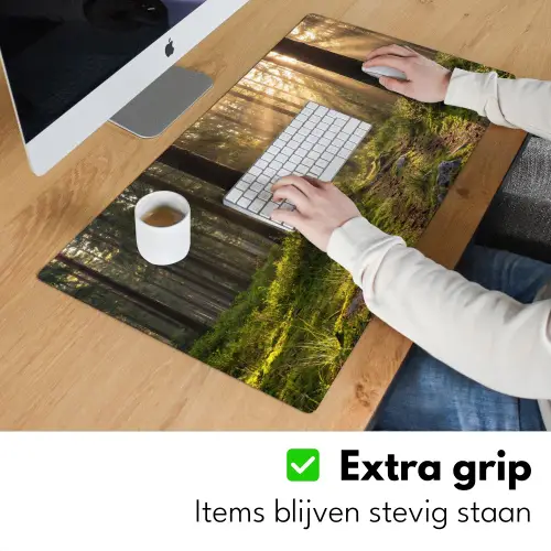 Bos - Zonlicht - Gras Muismat XXL klein -sfeer3