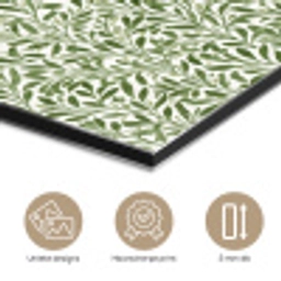 Botanisch - Takken - Groen aluminium wit klein 46 -closeup_NL