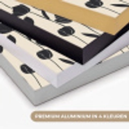Tulpen - Patroon - Zwart Textielframe zwart klein 947 -USP_kleurenNL