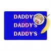 Blauw - Daddy's - Blokletters Placemat vinyl groot -zzzproduct_Kitchenyeah-website