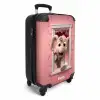Olifant breekt door roze raam met glas NBS - Handbagage koffer - Kinderen Unisex middel -productfoto_3d