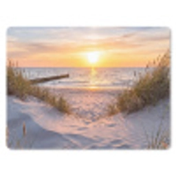 Strand - Zonsondergang - Natuur - Landschap muismat rubber klein -3d