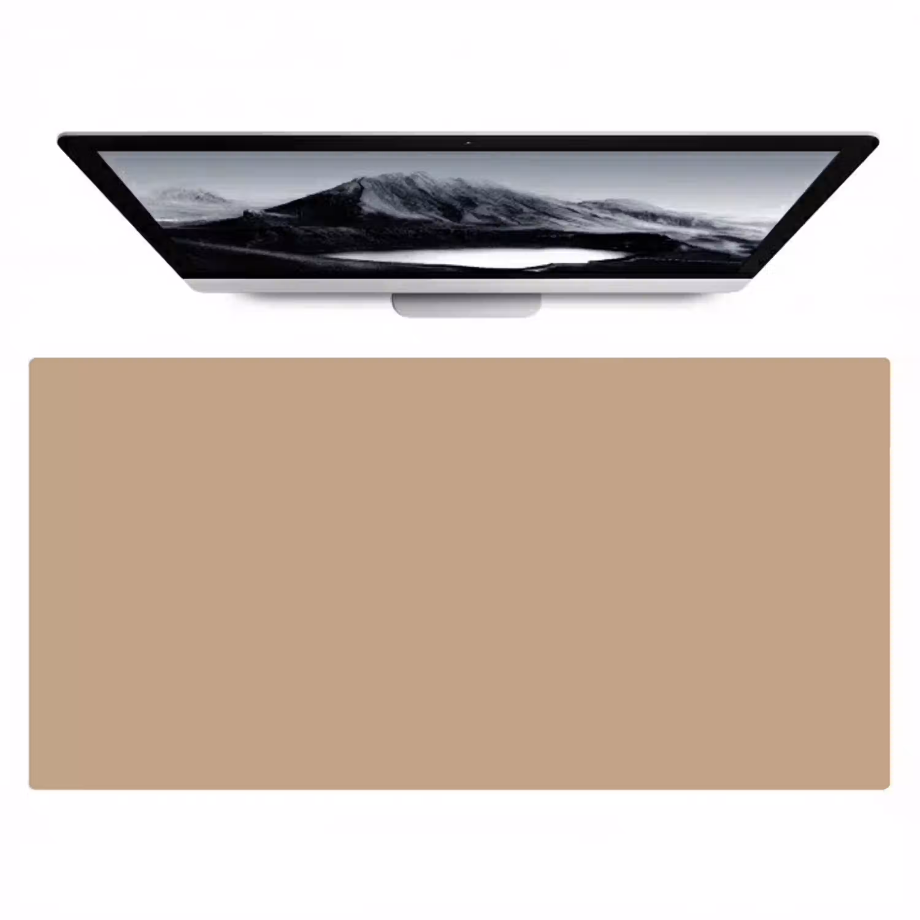 Soft - Taupe - Bruin Muismat XXL klein 681 -zzz3d