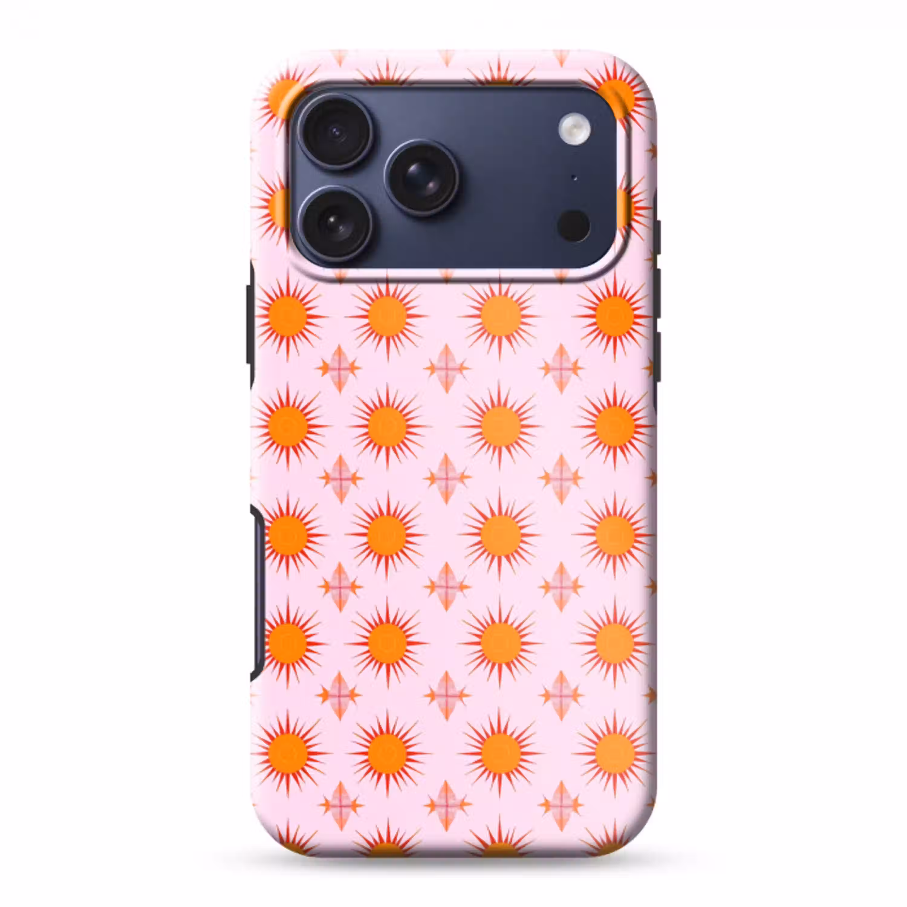 Zon - Patroon - Roze Toughcase MagSafe Apple iPhone 17 Pro Max klein 1019 -3d