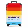 Quotes - Enjoy licht NBS - Handbagage koffer - Kinderen Unisex middel -productfoto_recht