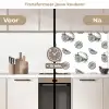 Citroenen - Zwart - Wit - Patroon keuken achterwand 2 middel -voor-na2_NL