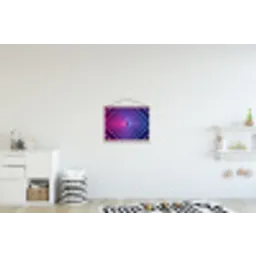 Driedimensionaal - Tunnel - Ruimte textielposter latten blank klein -kinderkamer