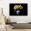 Geel - Tulpen - Vaas - Bloemen canvas 2cm klein -sfeer6