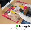 Vrouwengezicht - Krantenpapier - Abstract - Roze Muismat XXL klein -sfeer3
