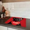 Amor - Hond  - Hartje - Rood Inductie beschermer vinyl 3mm middel -sfeer3