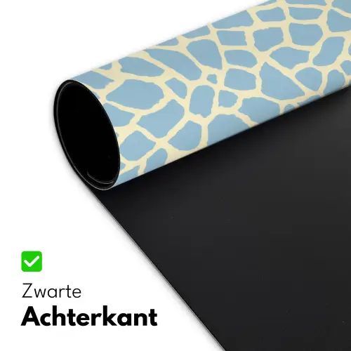 Giraf - Modern - Blauw Muismat XXL klein 681 -sfeer2
