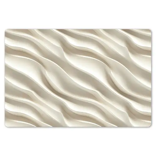 Diagonaal - Golven - Crème Placemat vinyl groot 368 -zzsfeer1_Kitchenyeah-website