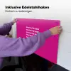 Focus on the good - Roze - wit Inductie beschemer met haakjes klein -ky-ophangen-de