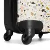 Terrazzo patroon veelkleurig NBS - Handbagage koffer - Volwassenen Unisex middel -wiel
