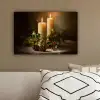 Kaarslicht - Kerst - Veelkleurig canvas 2cm klein -sfeer3