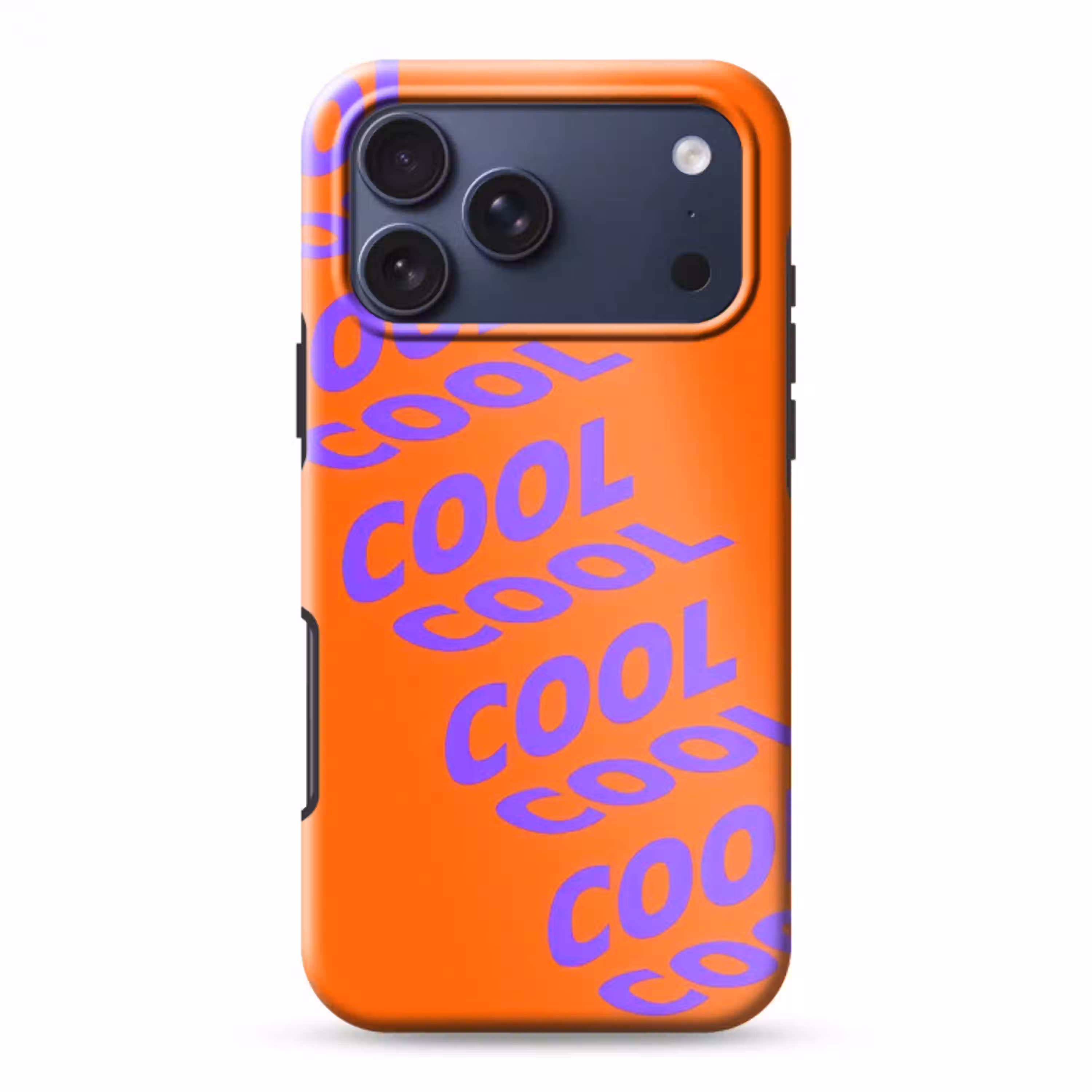 Cool - Paars - Oranje Toughcase MagSafe Apple iPhone 17 Pro Max klein -3d