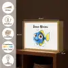 Doktersvis - Blauw - Vis - Spetters Light Box met batterij (Wandlamp kind) middel -USP_websiteoverzichtNL