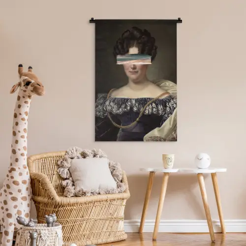 Johanna Henriette Engelen - Dubois Drahonet - Pastel Wandkleed katoen klein -wsfeer5_kind