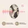 Abstract - Vormen - Modern - Beige Akoestische PET Vilt - Rond klein -USP_NL