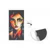 Portret - Abstract - Vormen fotobehang vinyl groot -3d