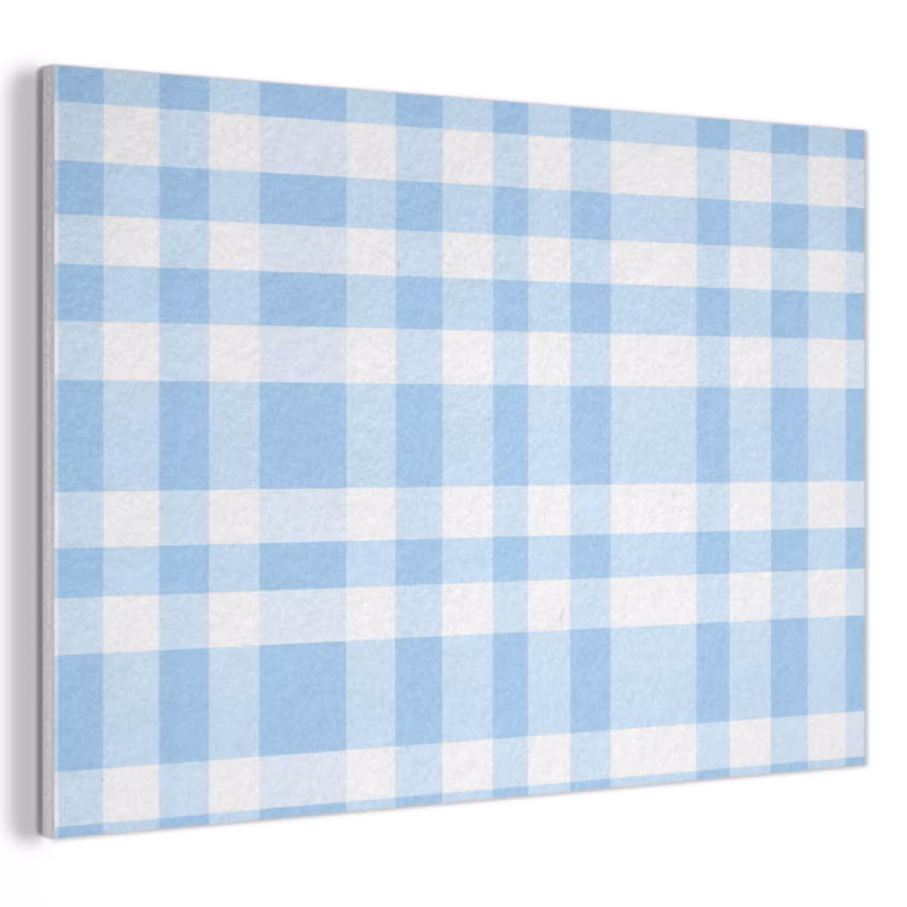 Ruit - Patroon - Blauw PET vilt klein 837 -3d