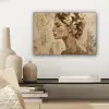 Vrouw - Goud - Abstract - Textuur canvas 2cm klein -sfeer6