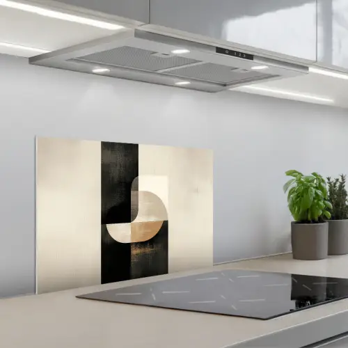 Modern - Vierkant - Vormen keuken achterwand spatscherm klein -3d_schuin