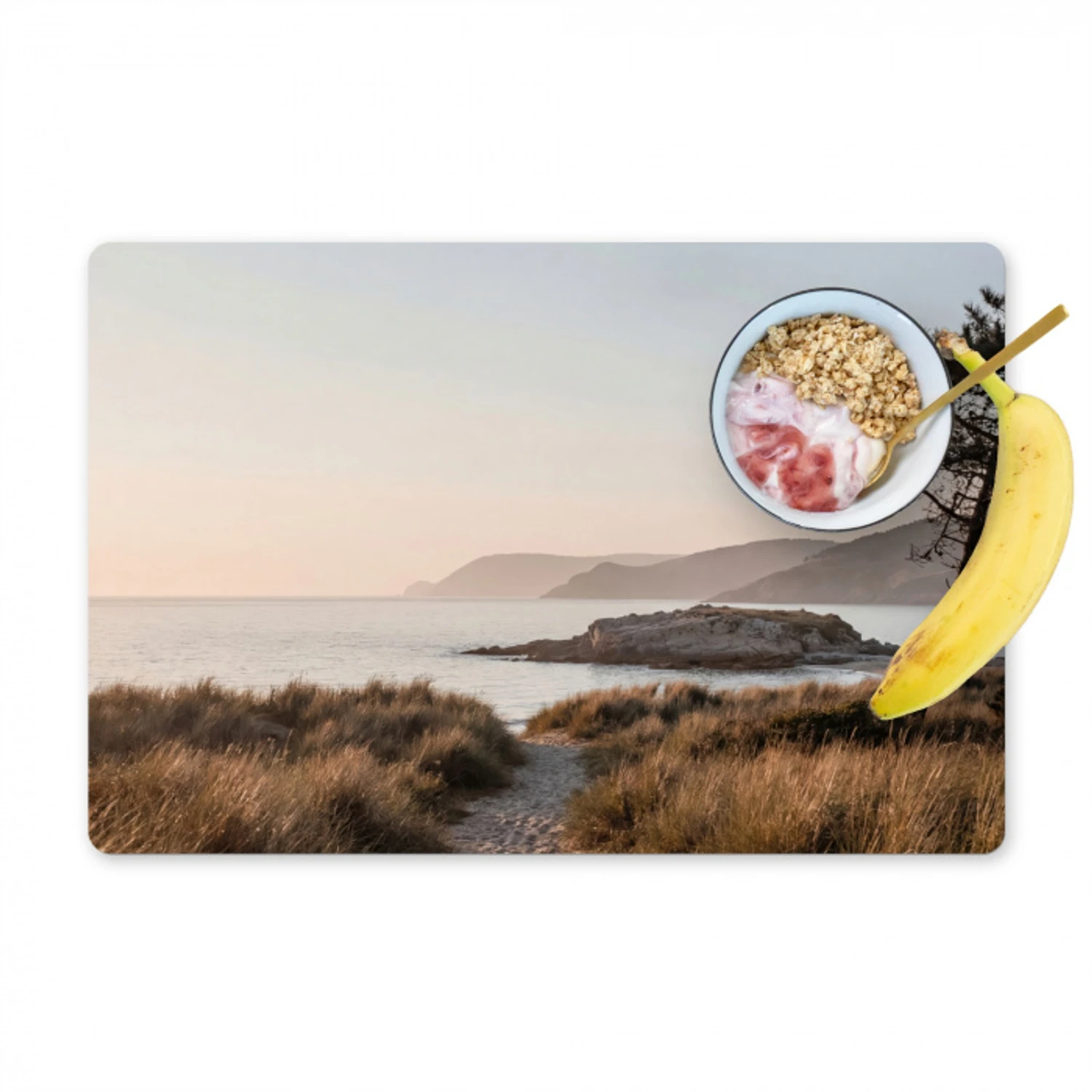 Landschap - Kust - Duinen Placemat vinyl groot -zzzproduct_Kitchenyeah-website