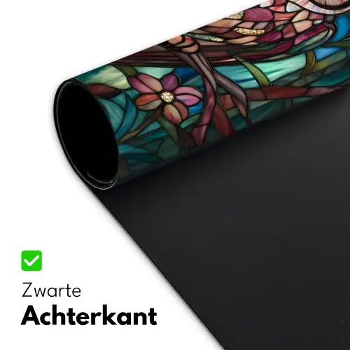 Uil - Mozaïek - Maan - Nacht Muismat XXL klein -sfeer2