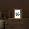 Vliegtuig - Blauw - Kinderen - Jongens Light Box met kabel klein -sfeer1_kind