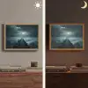 Steiger - Storm - Golven Light Box met batterij (Wandlamp) middel -sfeer3