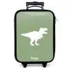 Groen met T-rex dino Kinderkoffer - Zwart klein -zzz_website3d