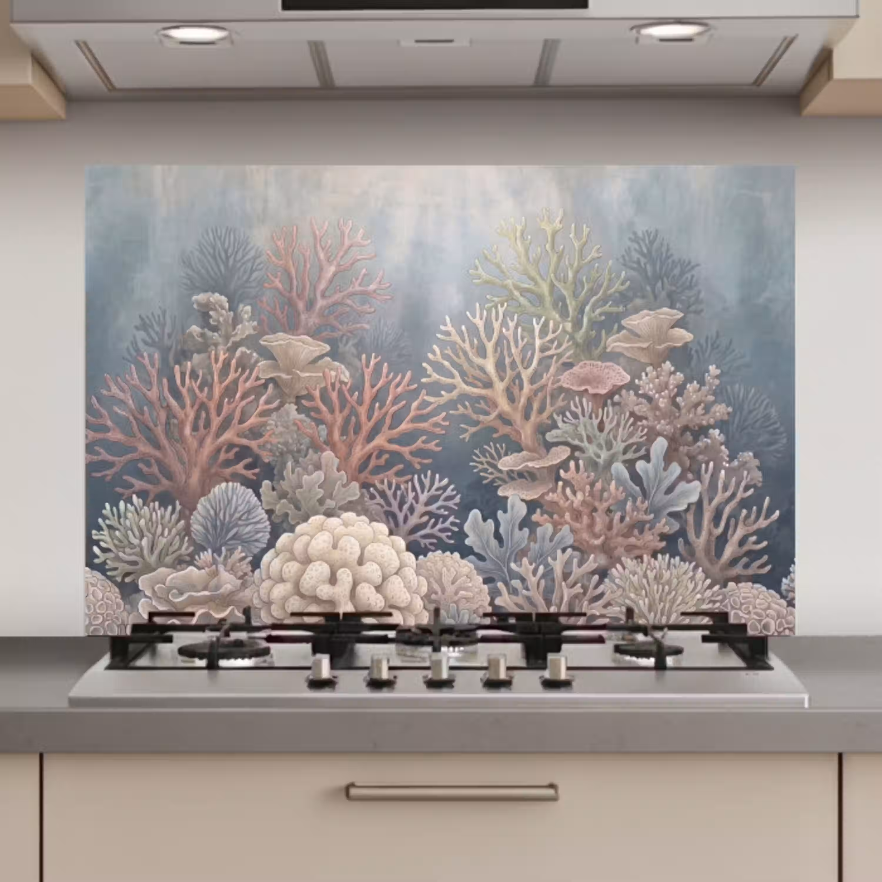 Koraal - Zeeleven - Onderwater - Illustratie - Natuur keuken achterwand spatscherm klein -3d_website