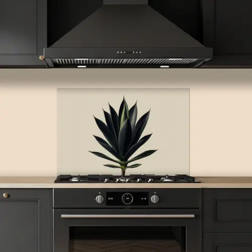 Agaveplant - Symmetrisch - Groen keuken achterwand spatscherm klein -sfeer1