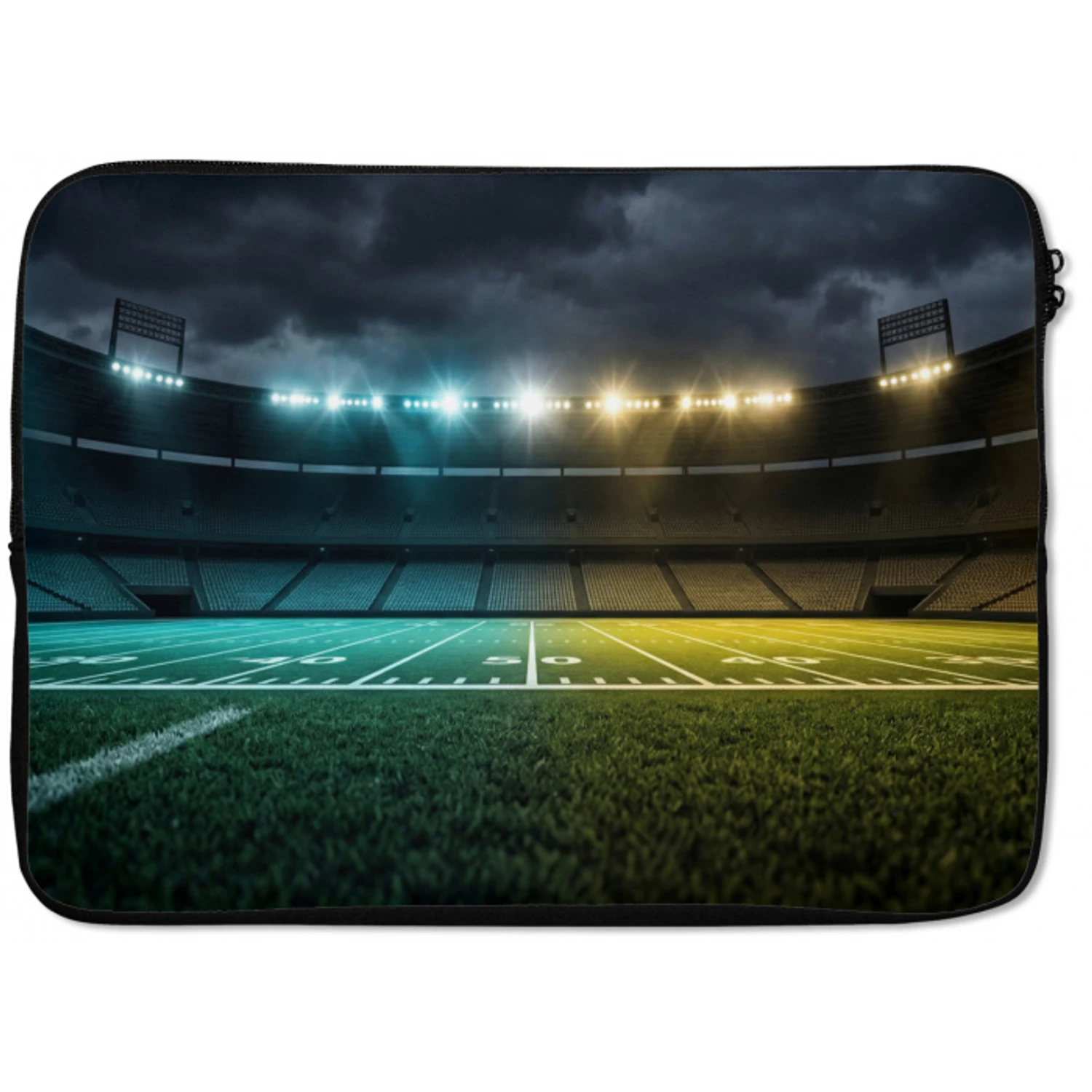Voetbal - Stadion - Nacht - Modern laptophoes neopreen klein -zkaufland3dotto