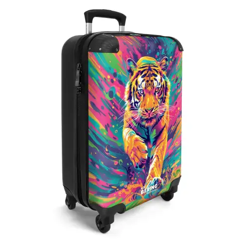 Turbo tijger NBS - Handbagage koffer - Kinderen Unisex middel -productfoto_3d