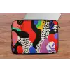 Abstract - Vormen - Kleuren - Stippen laptophoes neopreen klein -tafel