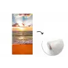 Strand - Zonsondergang - Zee - Wolken - Horizon fotobehang vinyl groot -3d
