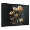 Boeket - Bloemen - Licht - Zwart Textielframe zwart klein -3d
