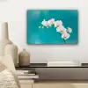 Orchidee - Bloemen - Plant - Wit - Paars canvas 2cm klein -sfeer6