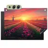 Windmolen - Zonsondergang - Landschap Inductie beschemer met haakjes klein -3d