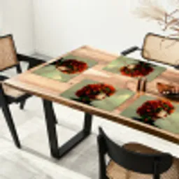 Vrouw - Appels - Rood - Bladeren Placemat vinyl groot -zzsfeer4_Kitchenyeah-website