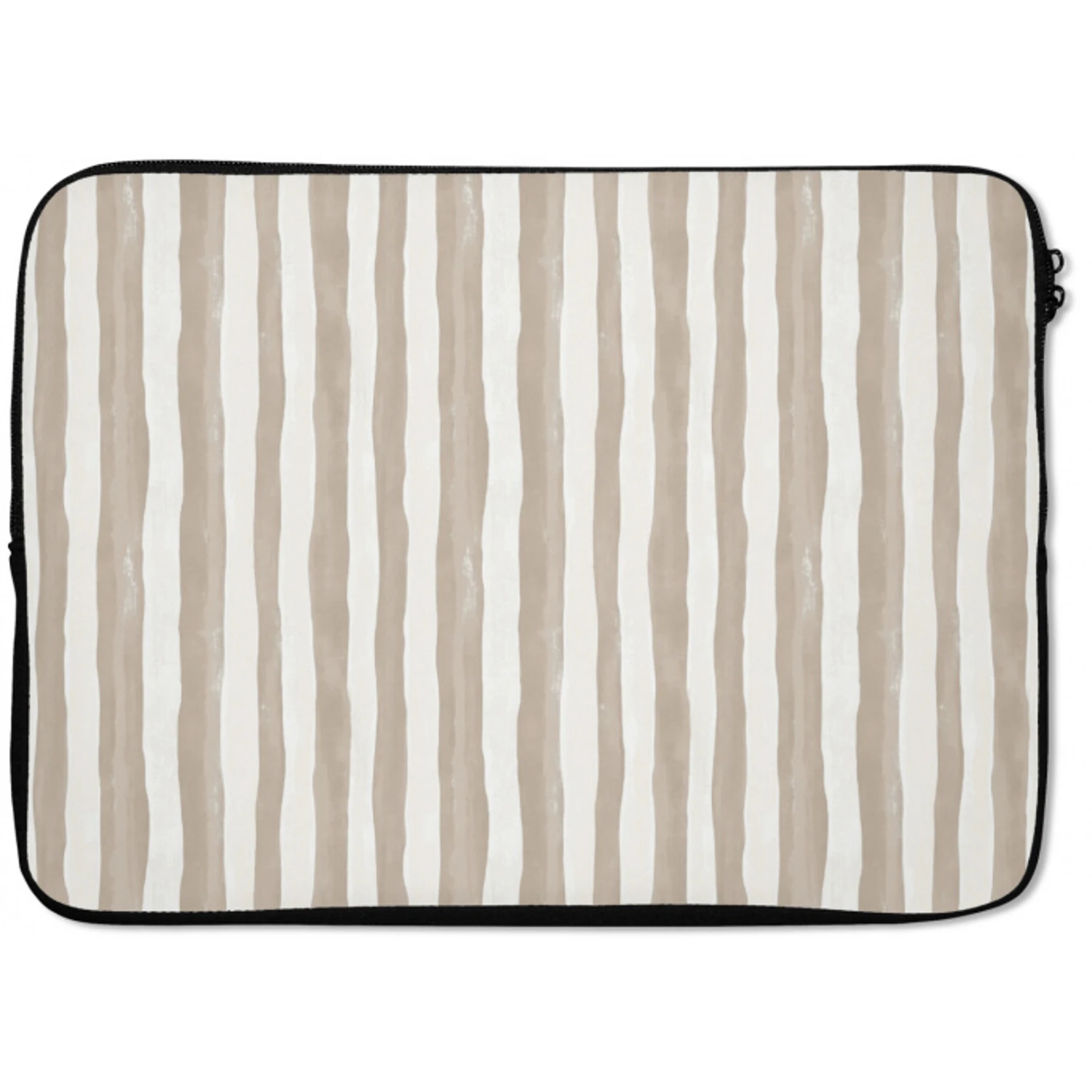 Minimalistisch - Strepen - Beige laptophoes neopreen klein 279 -zkaufland3dotto