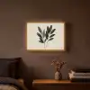 Ovaalvormige bladeren - Diep groen - Symmetrisch Light Box met batterij (Wandlamp) middel -sfeer4
