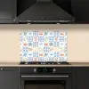 Zee - Sfeer - Mozaïek - Multi keuken achterwand spatscherm klein 900 -sfeer1