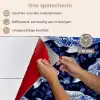 Vissen - Bloemen - Blauw keuken achterwand spatscherm klein 900 -spatscherm_NL