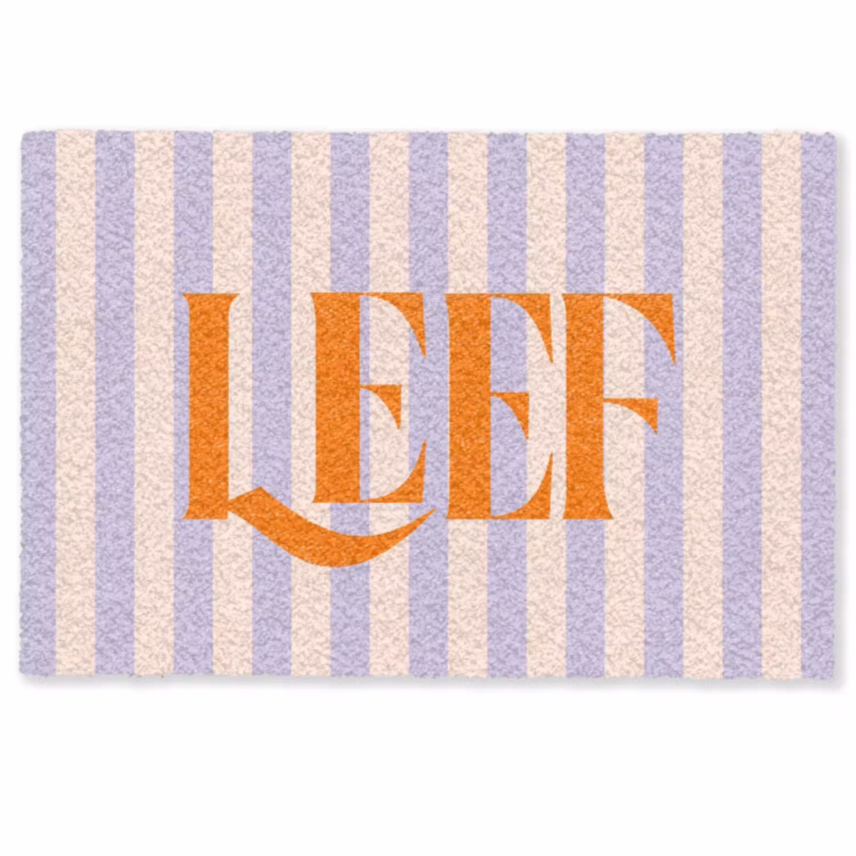 Lila - Oranje - Strepen - Leef Deurmat klein -zkaufland3d