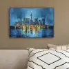 Skyline Toronto - Water - Stadslichten - Toren canvas 2cm klein -sfeer3