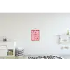 Chilipeper - Red - Hot - Quotes textielposter latten blank klein -kinderkamer