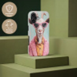Zonnebril - Roze - Geit - Horen Toughcase MagSafe Apple iPhone 17 klein -USP_PrintM_DE